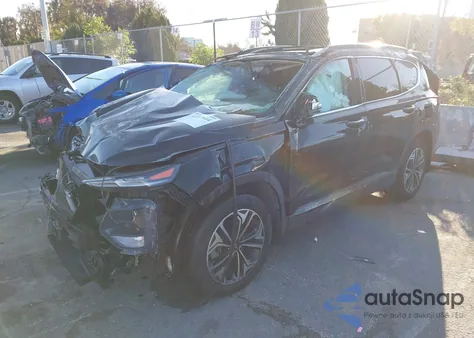 2020 Hyundai Santa Fe Limited 2.0T z USA, uszkodzony, nr VIN 5NMS53AA2LH219226